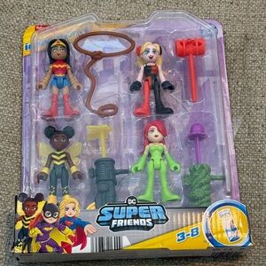 NEW. DC Super Friends Imaginext Action Figure Set.